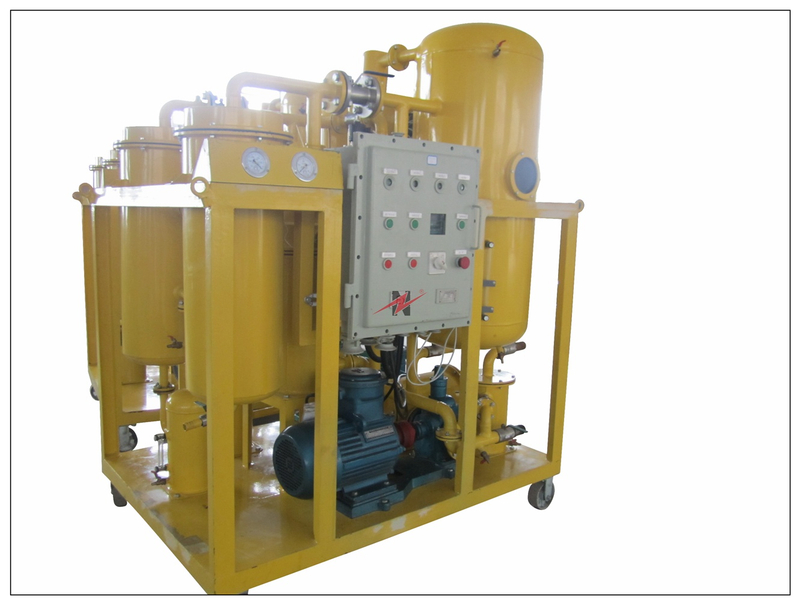 TY-M Enclosed Mobile Type Vacuum Turbine Oil Purification Plant